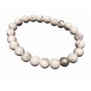 Pulseira de Howlite - Tolerância